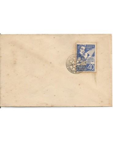 1947 ENVELOPE 1ª JORNADA BRASILEIRA DE PUERICULTURA E PEDIATRIA 10.10.47 - 10.931